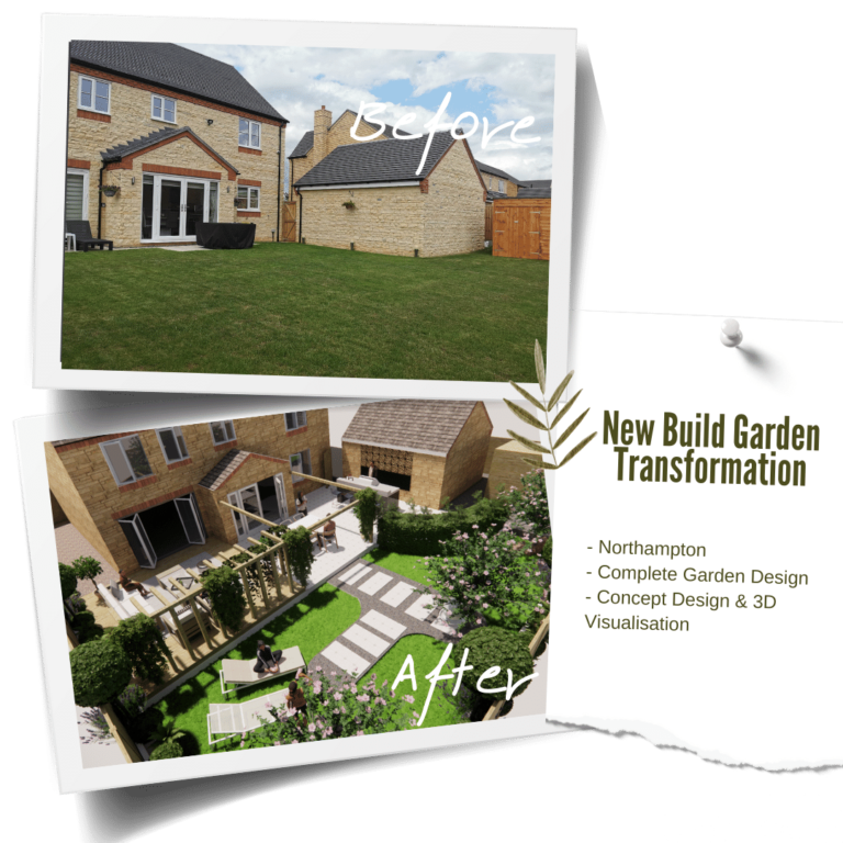 Before & After - Garden Project Northampton