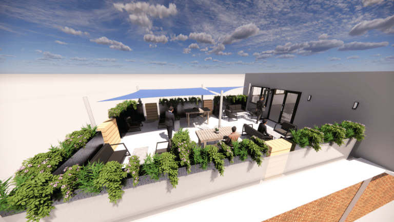 Long Marston Rooftop - Manchester, Garden Design Idea