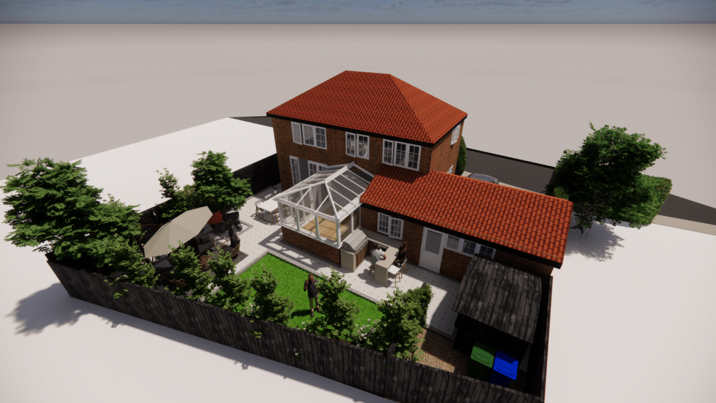 Milton Keynes Garden Design-arialshot