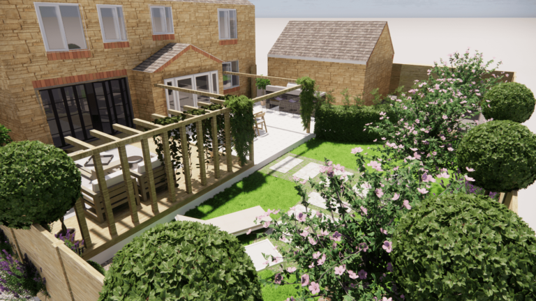 lighting and planting