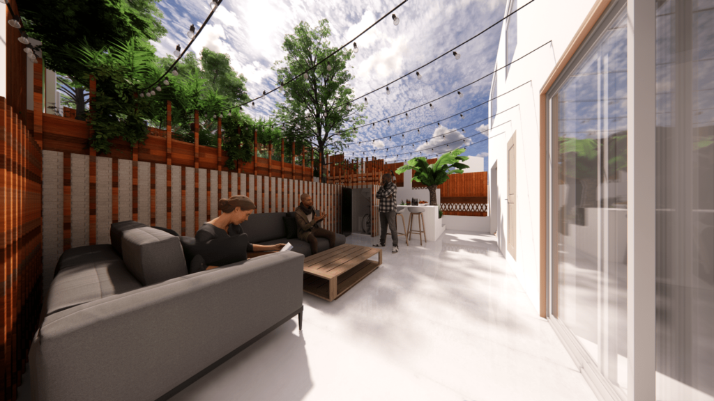 patio area