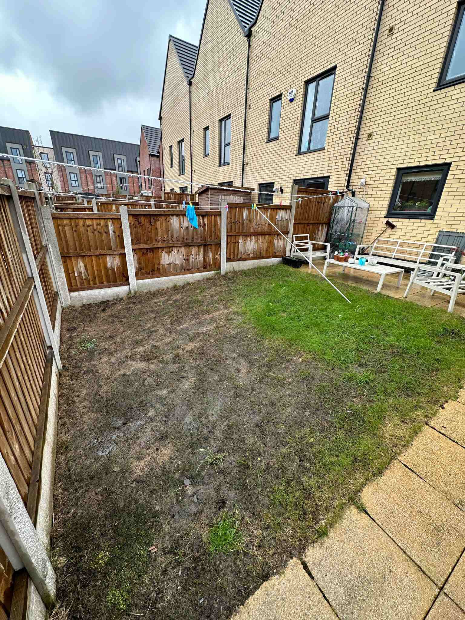 water logged garden